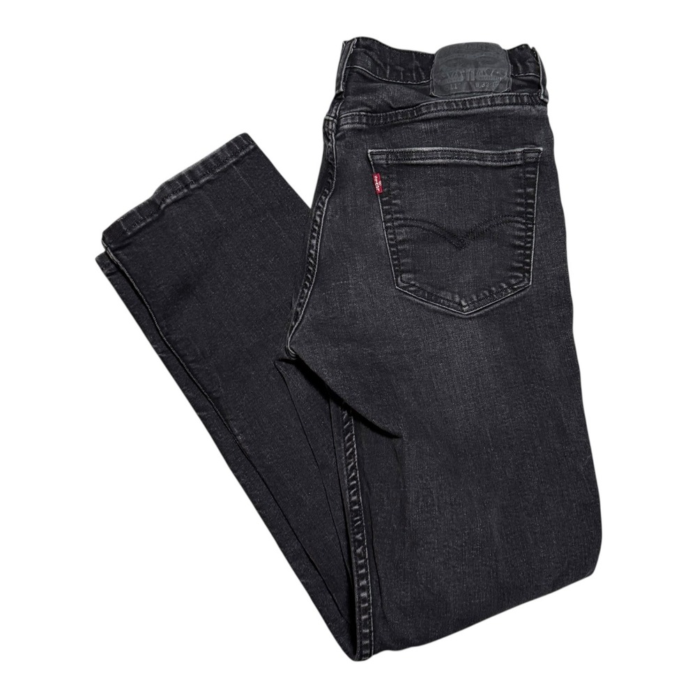 Levi's‎ 511 Faded Black Cotton Blend Slim Fit Jeans Men's 32x30 (Fits 31x29)